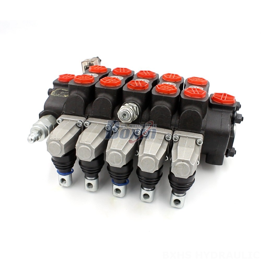 SD8-Electric Unloading Valve 5 Position 4 Solenoid 12v 24v Hydraulic Directional Control Valve cover photo